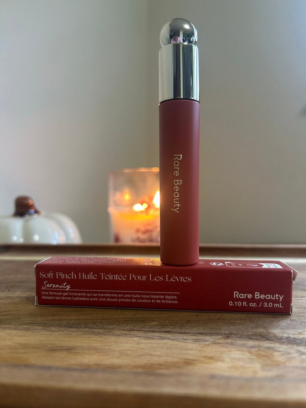Rare Beauty Soft Pinch Tinted Lip Oil Serenity Warm Rose 0.10 oz NEW